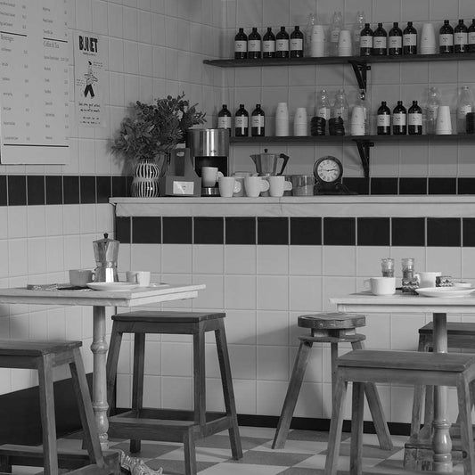 Hushpuppies Cafe Brand Shoot Set Design
