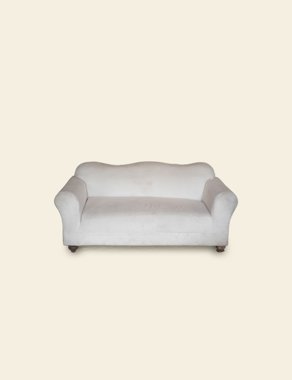 2 Seater White Sofa