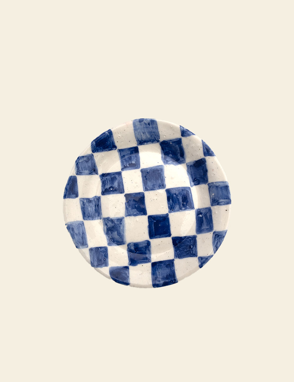 Royal Check Dessert Plate