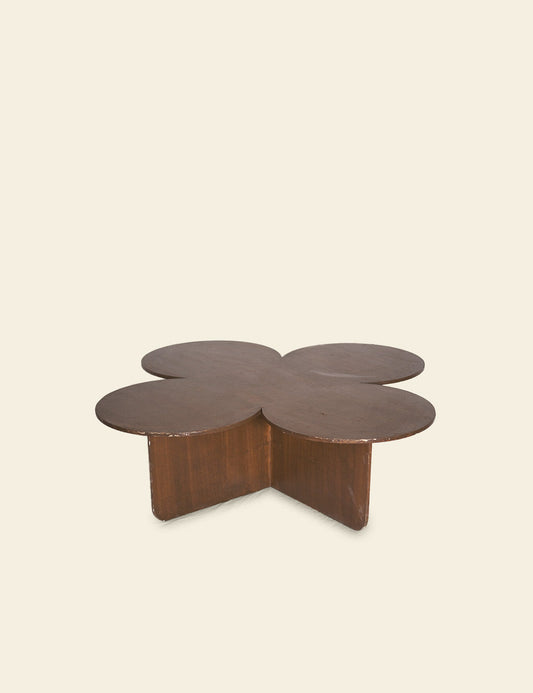 Carved Flower Wooden Table