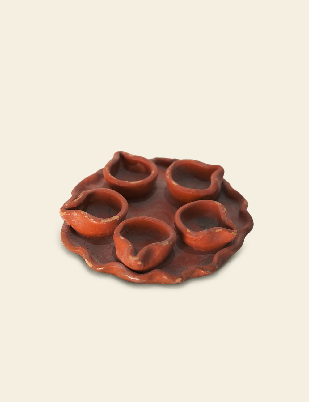 Clay Pot Diya Plate