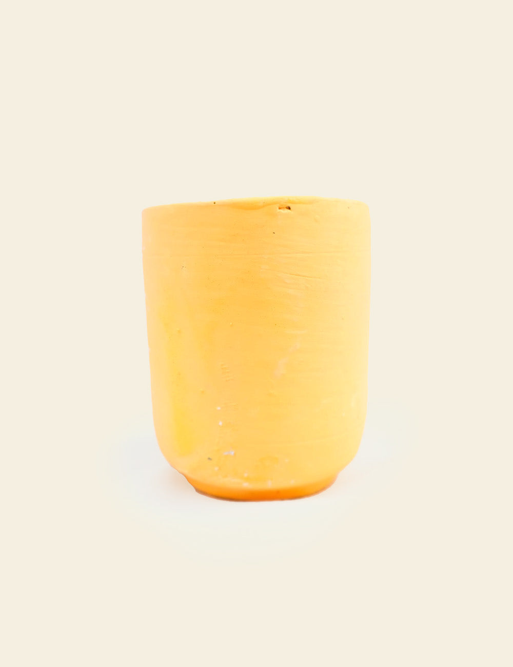 Clay Yellow Glass