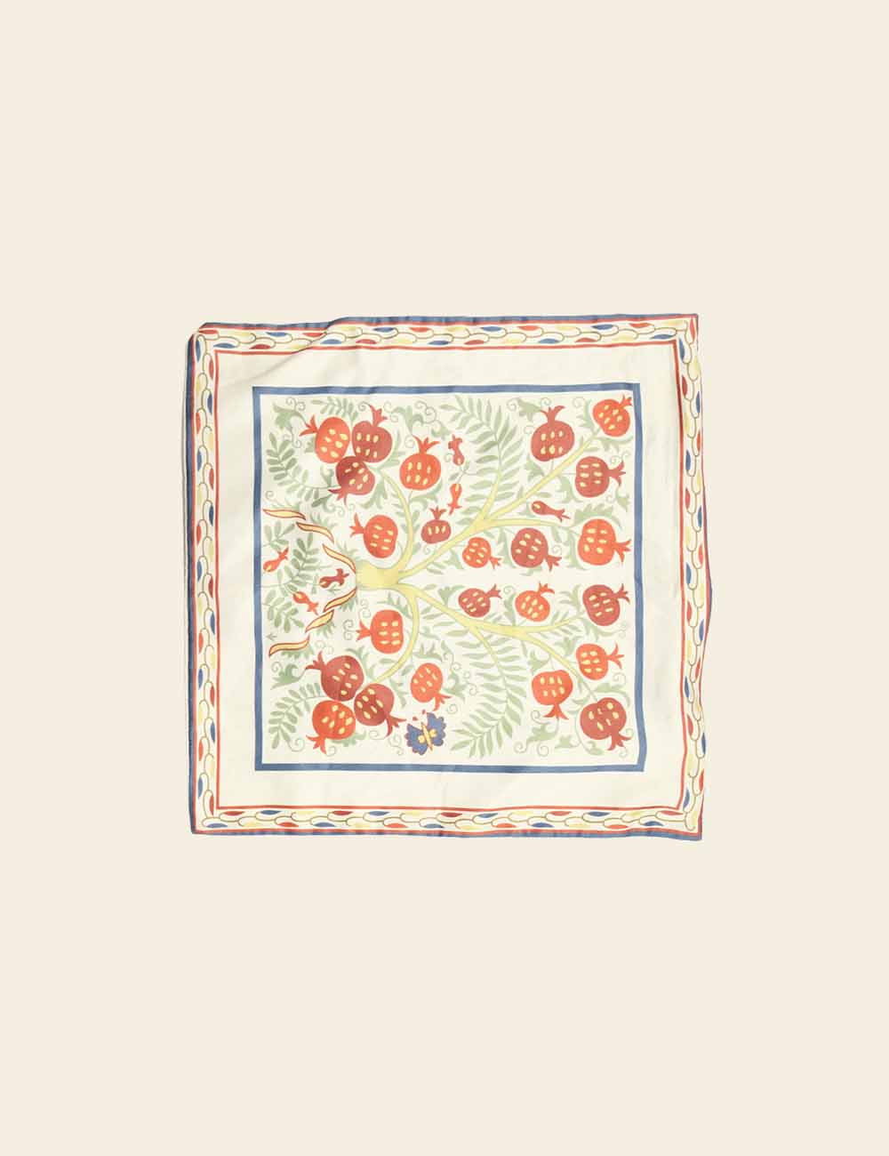 Detailed Colorful Floral Pattern Cushion Cover