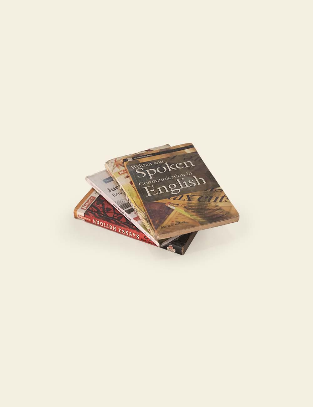 English Text Books (Stack of 4, Set 01)