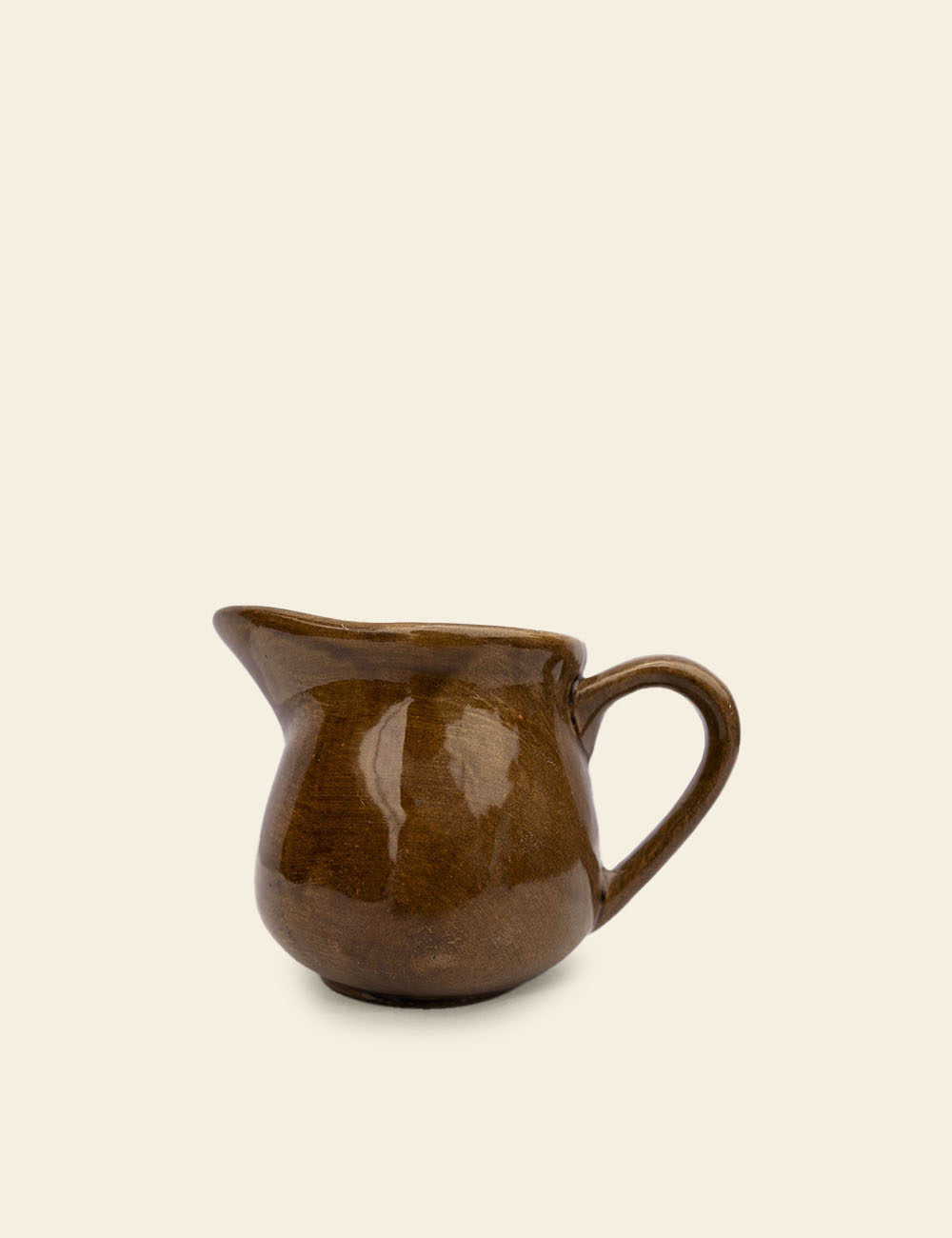 Glazed Brown Pitcher