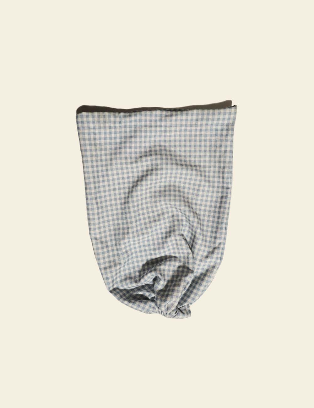 Plaid Pattern Back Rest Cover