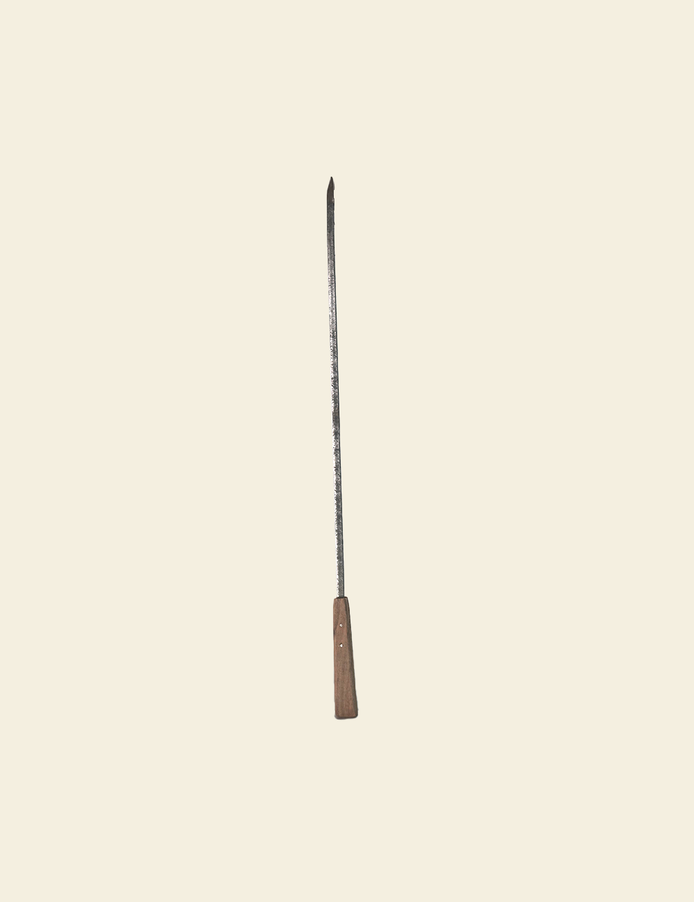 Iron Skewer with Wooden Handle