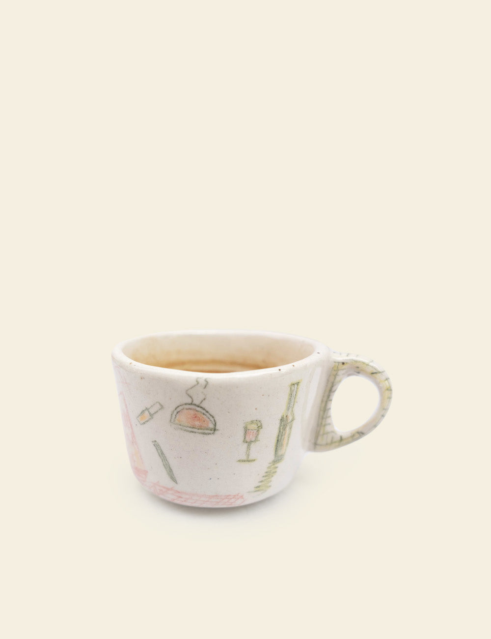 Japanese Hapun Pottery Cup