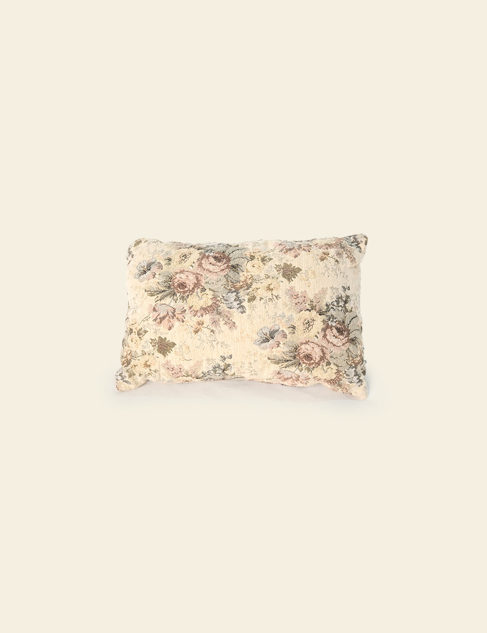 Jacquard Vintage Floral Pillow Cushion
