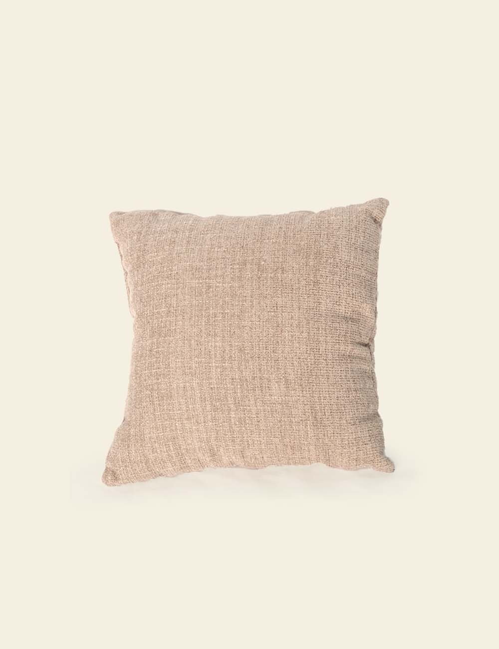 Jute Linen Woven Warm Ivory Cushion