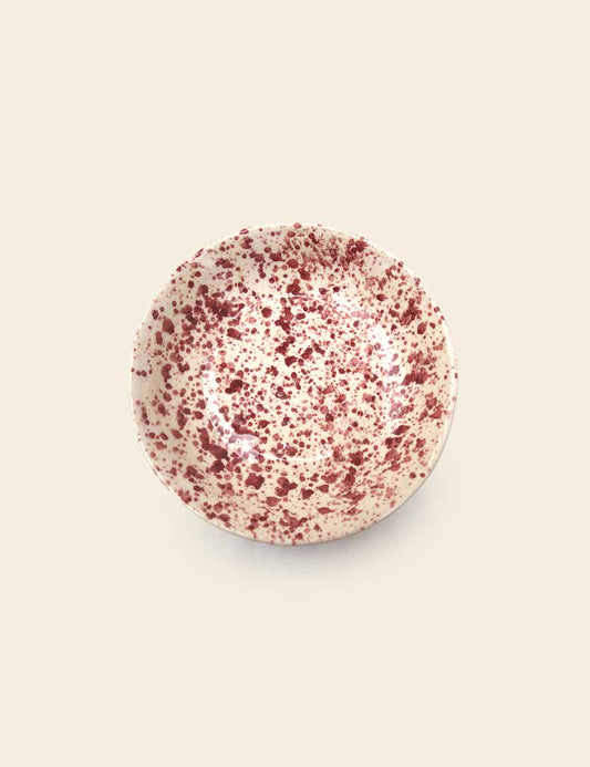 Luncheon Red Speckled Saucer