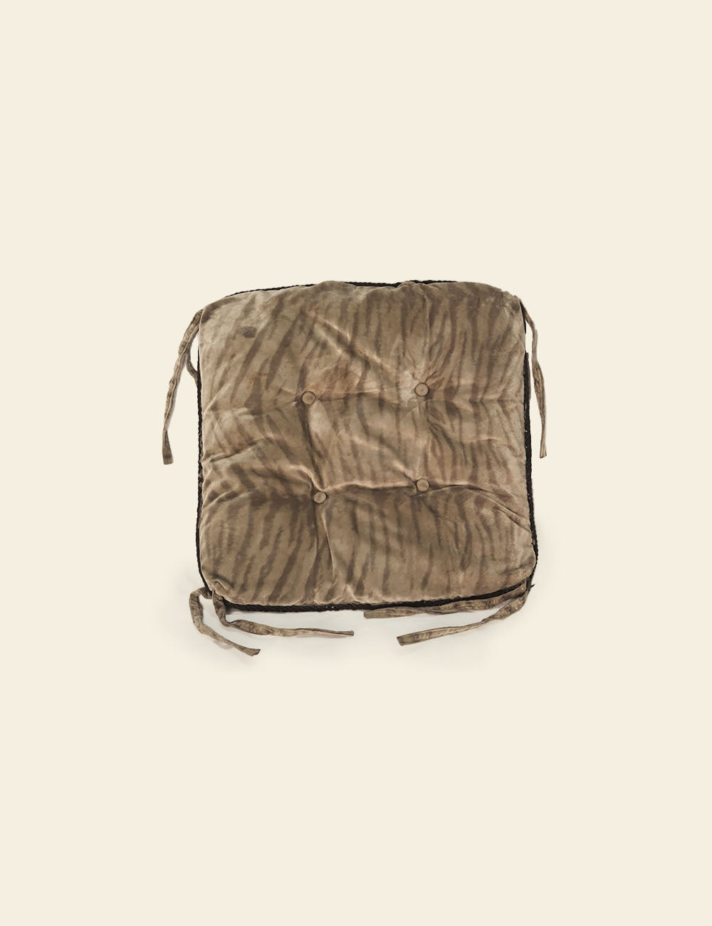 Neutral Tan Tiger Chair Pad