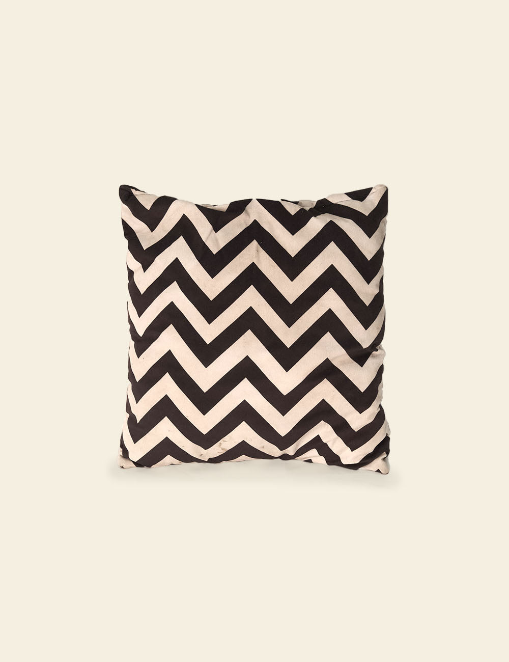 Nordic Simple Black Geometric Cushion