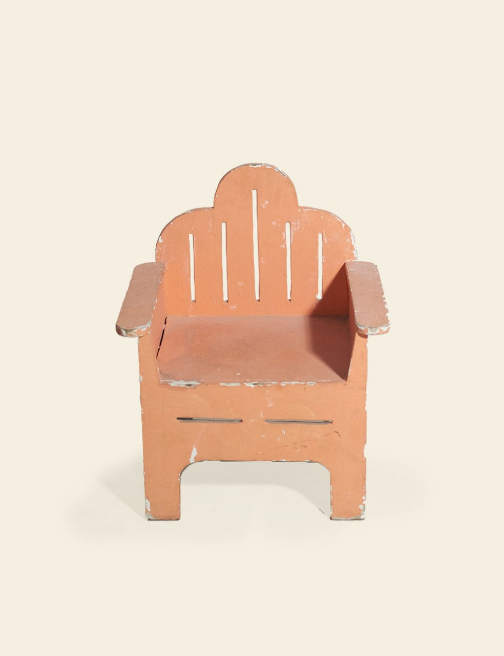 Peach Mini Wooden Garden Chair