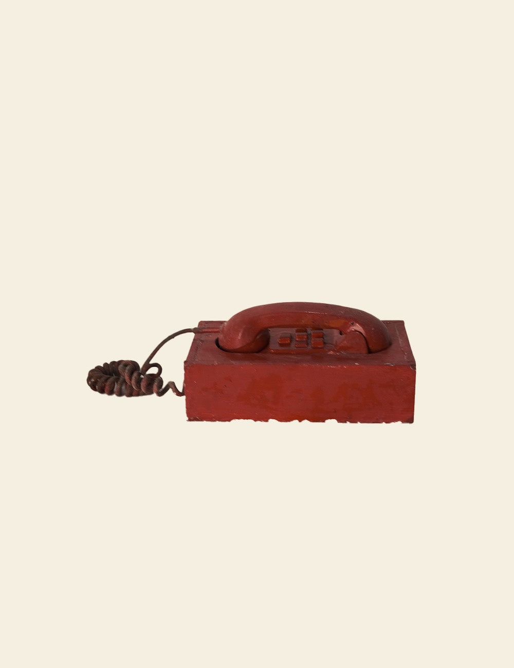 Vintage Red Public Telephone