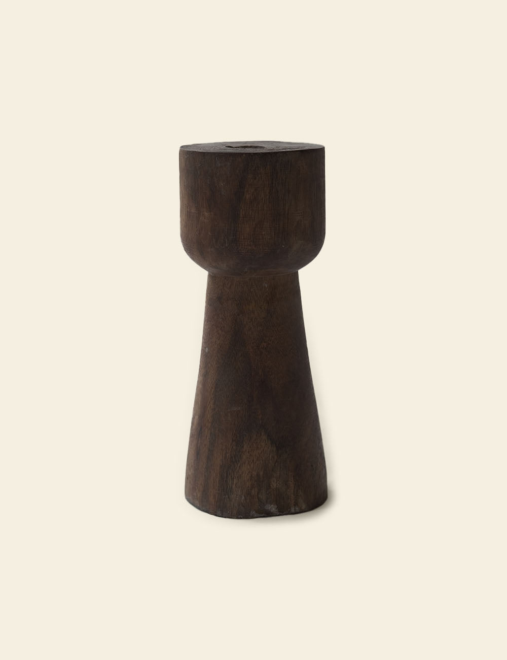 Vintage Wooden Candlestick