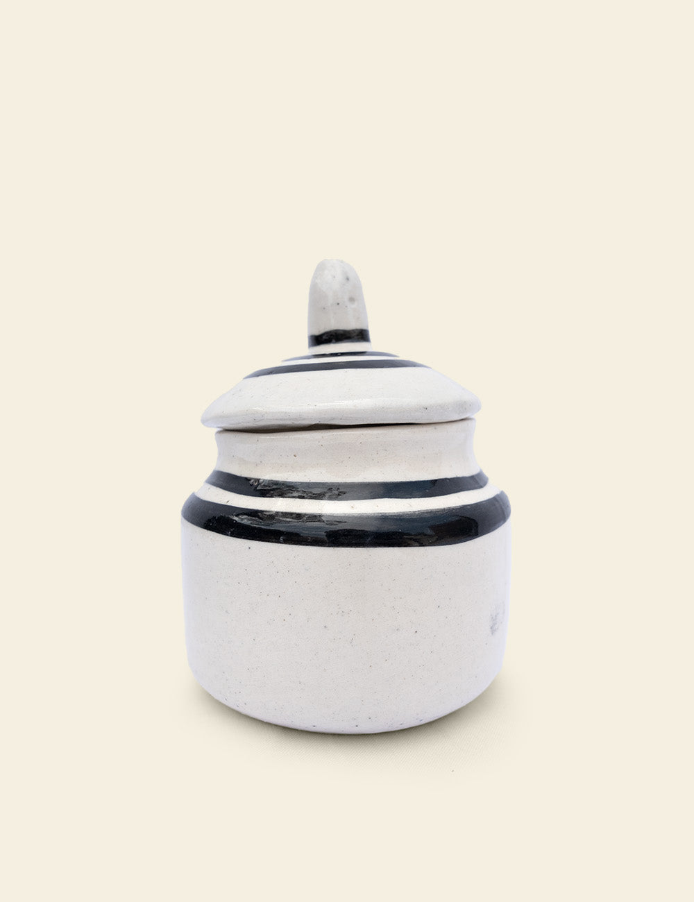 Teal Rings Jar