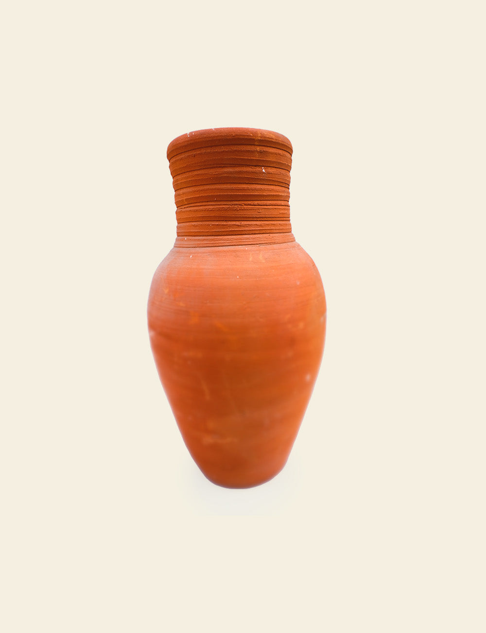 Terracotta High Neck Clay Vase