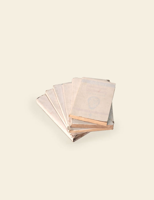 White Cover Books (Stack of 6)