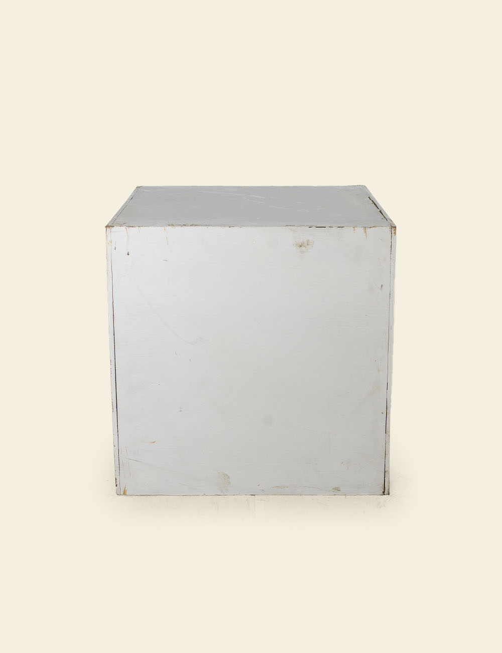 White Cubic Pedestal