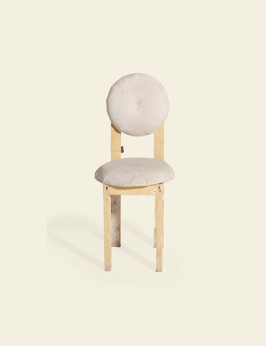 White Donut Dining Chair