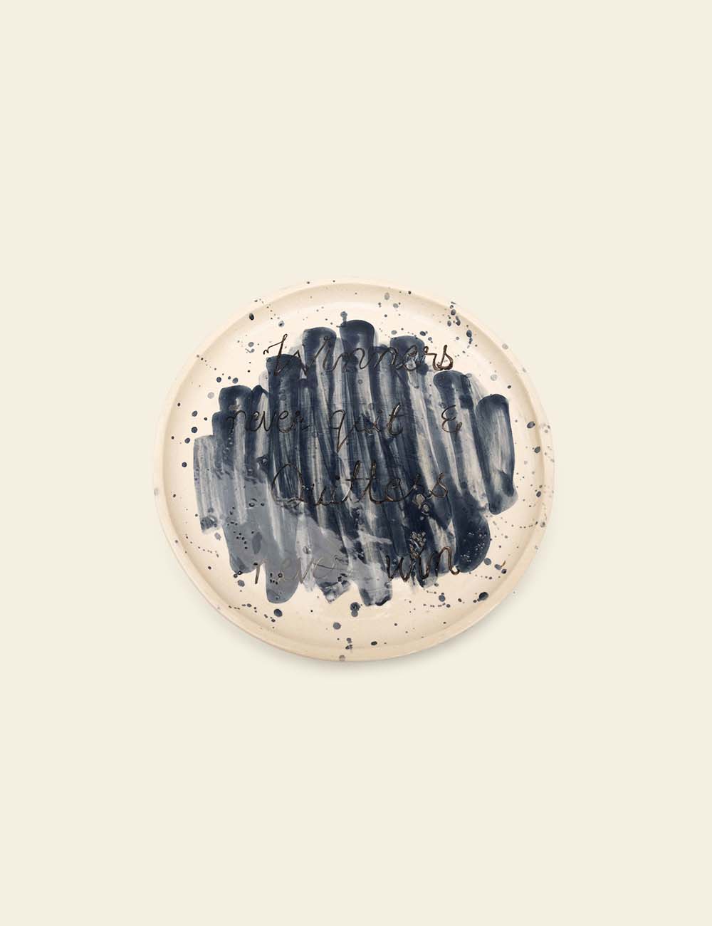 White Flat Ceramic Plate