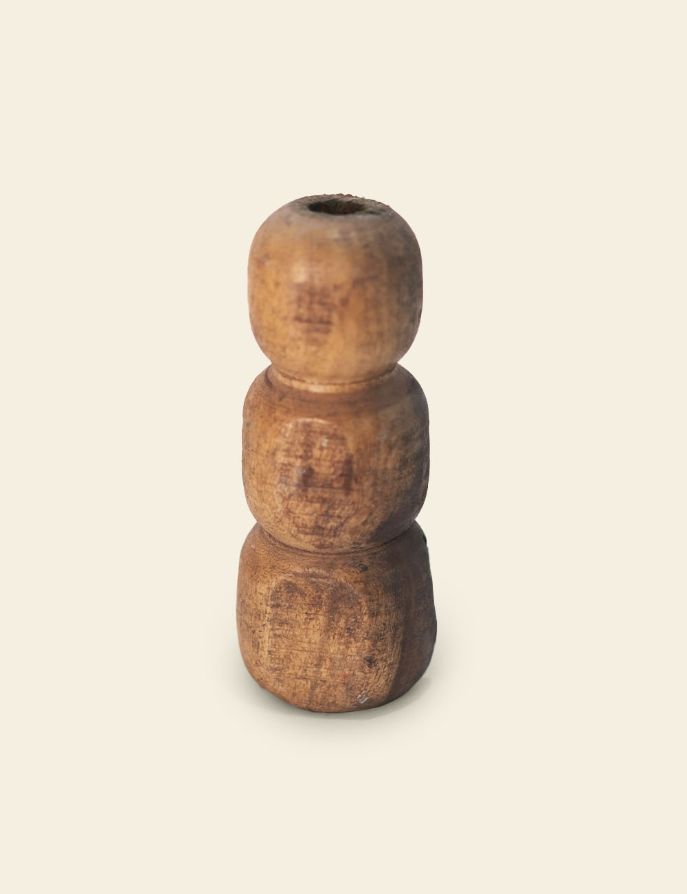 Wood Mini Candlestick