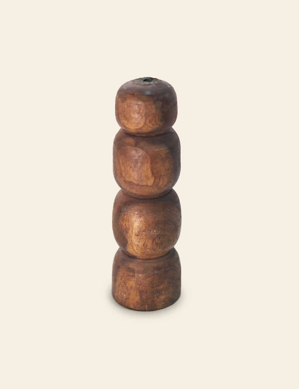 Wood Mini Candlestick