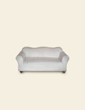 2 Seater White Sofa