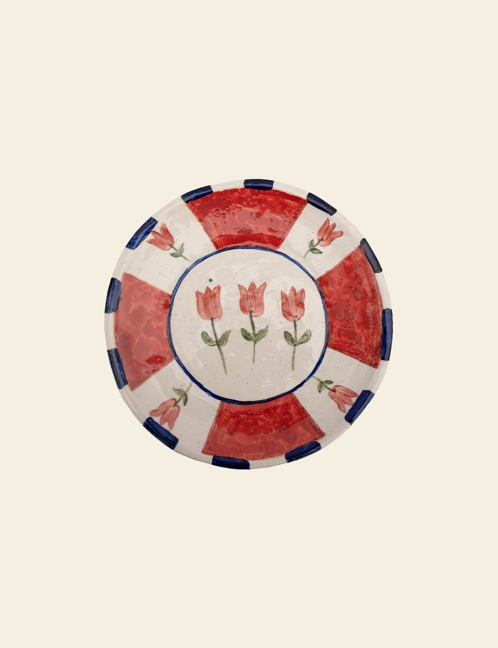 Blue Ridge Hand Painted Plate