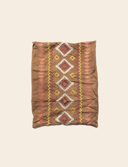 Earthy Tribal Pattern Cushion Cover