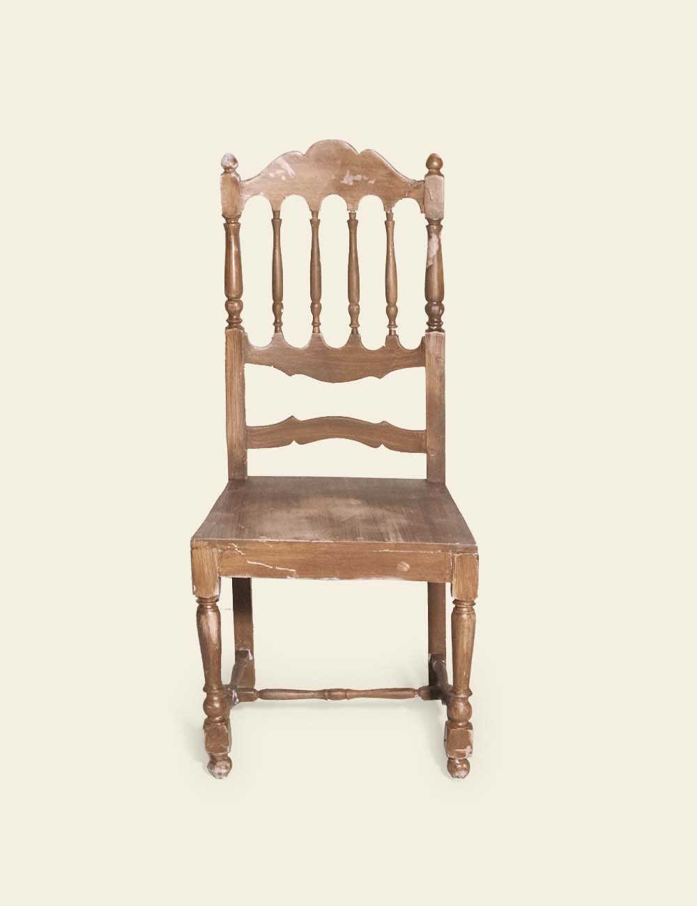 English Banister Back Side Chair