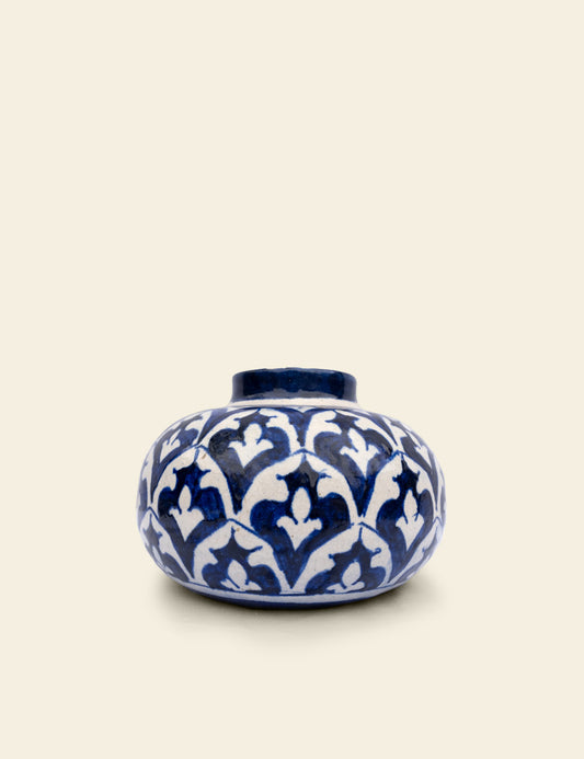 Flower Pattern Ceramic Vase