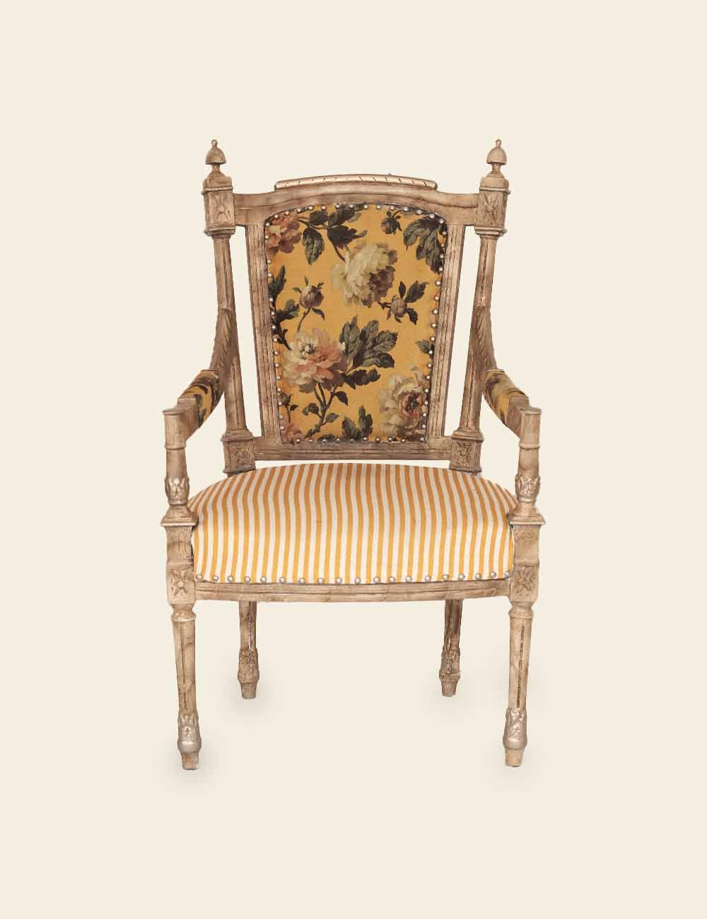 French Directoire Fauteuil Armchair