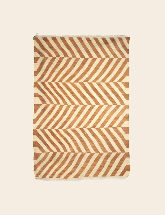 Orange Stripes Rug
