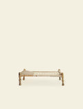 White Rope Woven Charpai