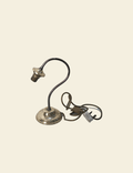 Antique Chrome Steel Table Lamp