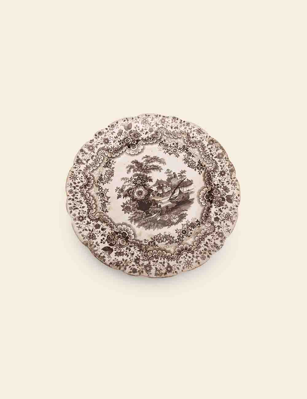 Antique Davenport Plate