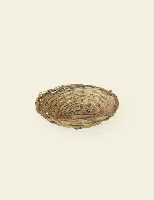 Antique Primitive Hand-Made Wicker Basket