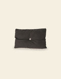 Black Cotton Velvet Diamond Pillow Cushion