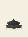 Black Majestic French Double Bed, King Size