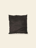 Black Raw Silk Cushion