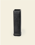 Black Square Vase
