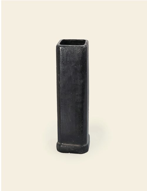 Black Square Vase