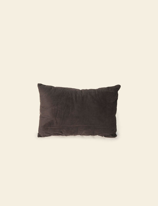 Black Suede Cushion