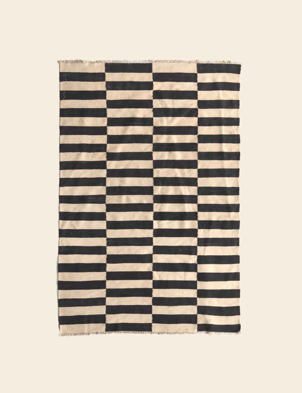 Black & White Blocks Rug