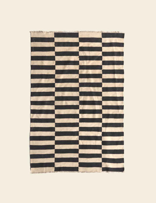 Black & White Blocks Rug