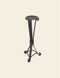 Black Wrought Iron Candle Stand – Large