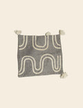 Blue Grey Tribal Pattern Cushion Cover