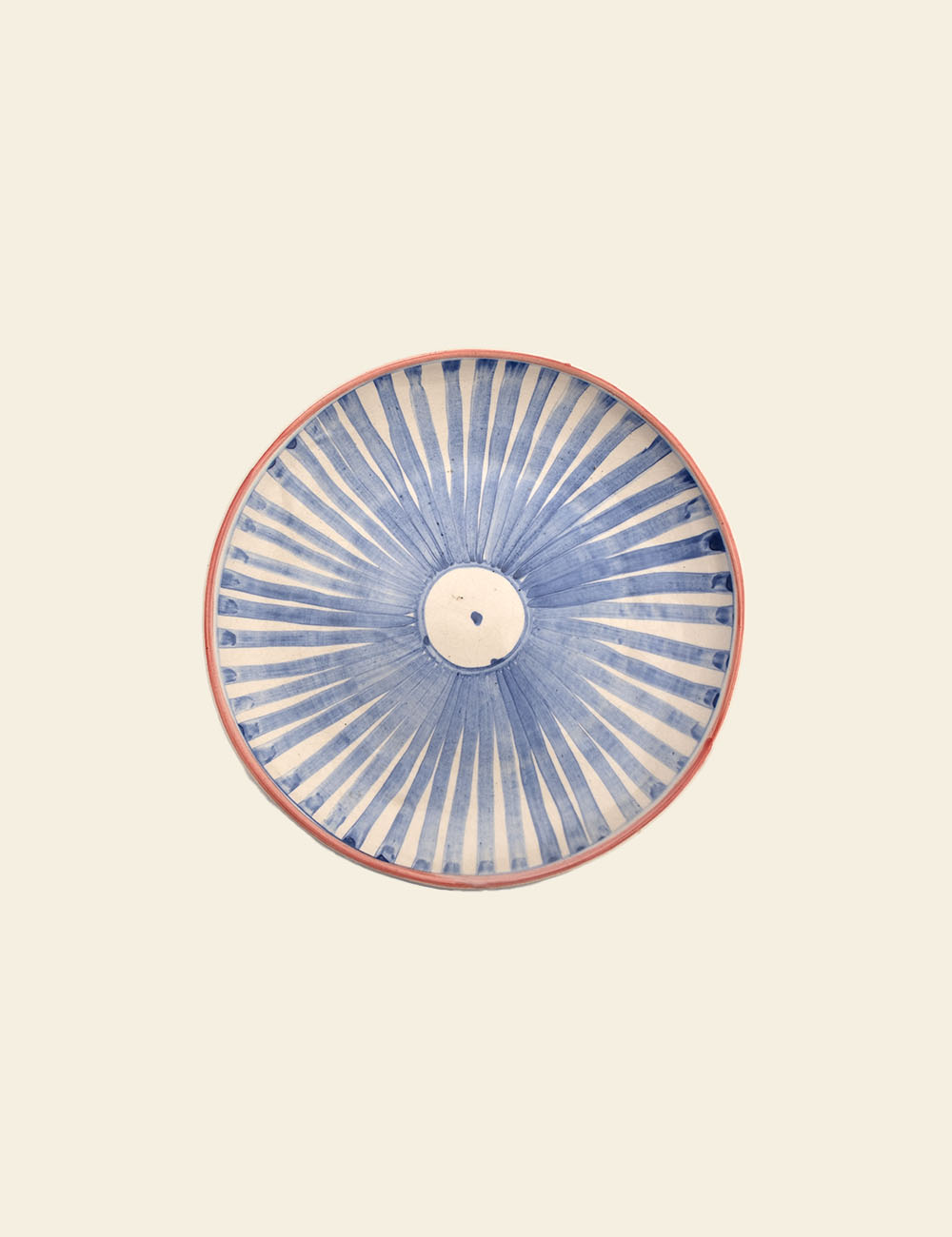 Blue Terracotta Plate